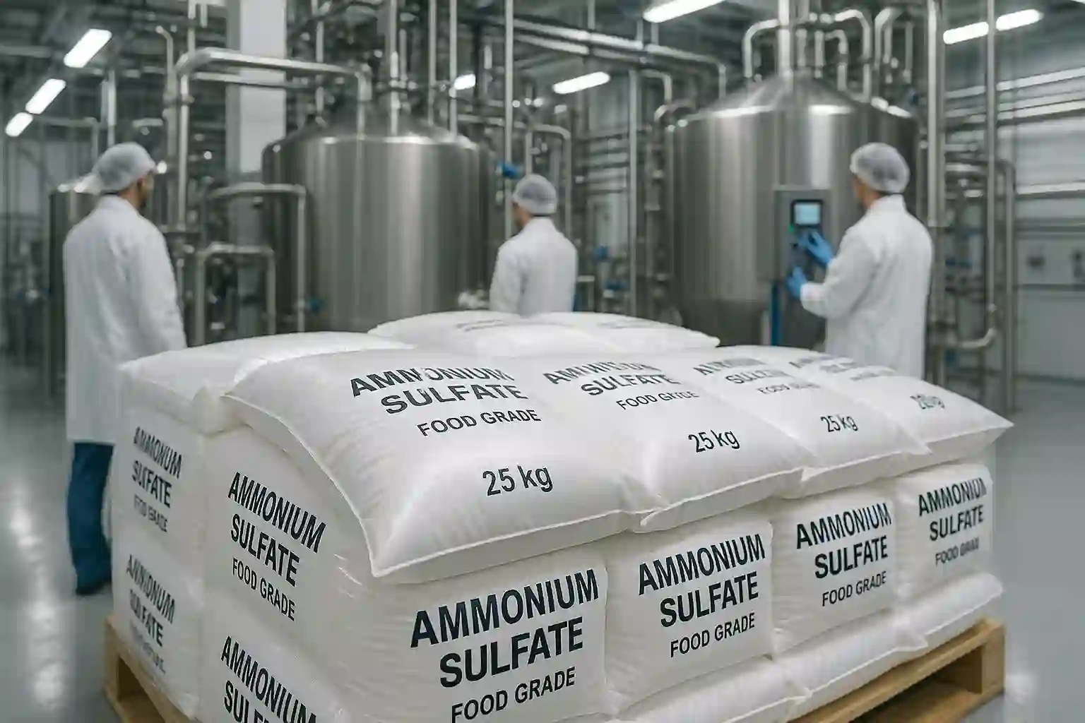 کاربرد سولفات آمونیوم در صنایع غذایی: راهنمای جامع برای تولید کنندگان